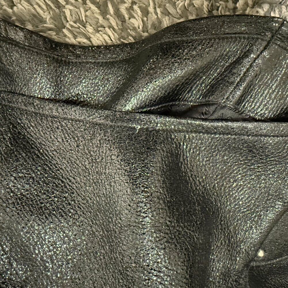 Prada Cervo Lux Chain Large Black Leather Tote - Picture 12 of 16